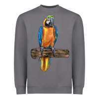 Storm blue throated macaw Heavyweight Sweatshirt - LillyAllenDesigns