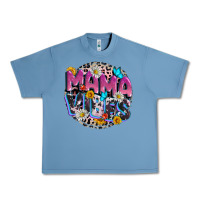 Pebble Blue Mama vibes Mother's Day Urban Heavy Tee - CowGirlArtShop