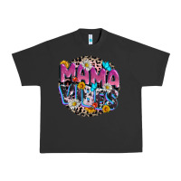 Pigment Black Mama vibes Mother's Day Urban Heavy Tee - CowGirlArtShop