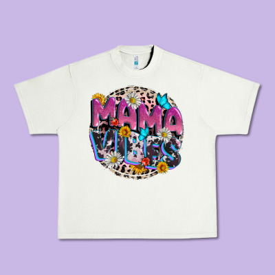 Mama Vibes Mother's Day Urban Heavy Tee Designed By Cowgirlartshop