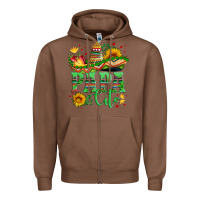 Chestnut papa cito with sunflowers and sombrero Zipper Hoodie - Artiststas