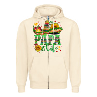 Sandshell papa cito with sunflowers and sombrero Zipper Hoodie - Artiststas