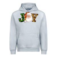 Heather Grey Christmas santa clause joy Urban Hoodie - AdoDesignShop