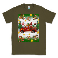 Army Green christmas gnomes truck Classic Tee - Artiststas