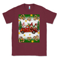 Burgundy christmas gnomes truck Classic Tee - Artiststas