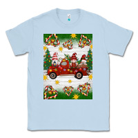 Dusty Blue christmas gnomes truck Classic Tee - Artiststas