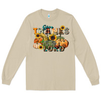 Mushroom give thanks to the lord Long Sleeve Tee - FaDigitalArtStudio