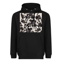 Black black and white cowhide tumbler Heavyweight Hoodie - BarkalooDesign