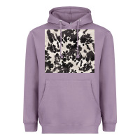 Lavender black and white cowhide tumbler Heavyweight Hoodie - BarkalooDesign