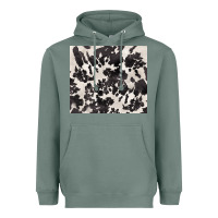 Sage black and white cowhide tumbler Heavyweight Hoodie - BarkalooDesign