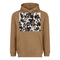 Toasted Coconut black and white cowhide tumbler Heavyweight Hoodie - BarkalooDesign