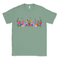 Sage wild flowers Classic Tee - TumblerDesignByShophia