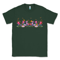 Sports Green wild flowers Classic Tee - TumblerDesignByShophia