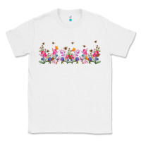 White wild flowers Classic Tee - TumblerDesignByShophia