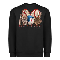 Black take me out to the ballgame Heavyweight Sweatshirt - RacoonDesign