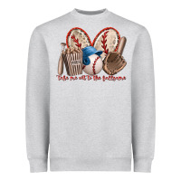 Heather Grey take me out to the ballgame Heavyweight Sweatshirt - RacoonDesign