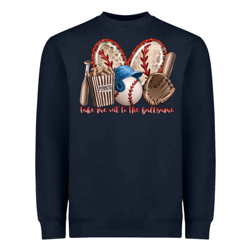 Take Me Out To The Ballgame Heavyweight Sweatshirt by RacoonDesign | Teevron