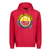 Cardinal Hello Summer Premium Hoodie - CowhideDigitalArt