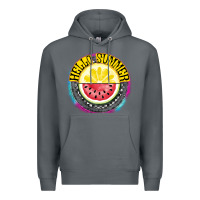 Rock Hello Summer Premium Hoodie - CowhideDigitalArt