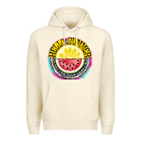 Sandshell Hello Summer Premium Hoodie - CowhideDigitalArt