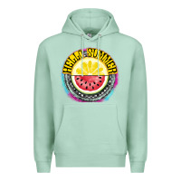 Seafoam Hello Summer Premium Hoodie - CowhideDigitalArt