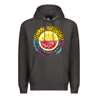 Smoke Hello Summer Premium Hoodie - CowhideDigitalArt