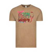 Vintage Coffee Nursing is a work of heart Vintage Tee - CowGirlArtShop