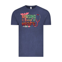 Vintage Denim Nursing is a work of heart Vintage Tee - CowGirlArtShop