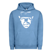 Pigment Pebble Blue classic monster horror movie poster vintage halloween Urban Hoodie - longCreatives