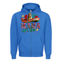 True Royal mama cita with sombrero hat and roses Zipper Hoodie - Artiststas