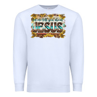 White let me tell you about jesus Premium Sweatshirt - BarkalooDesign