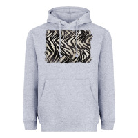 Heather Grey zebra pattern background Heavyweight Hoodie - BarkalooDesign