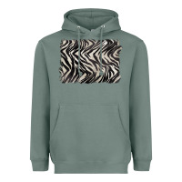 Sage zebra pattern background Heavyweight Hoodie - BarkalooDesign