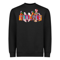 Black teacher easrter day Heavyweight Sweatshirt - RacoonDesign