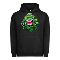 Pigment Black halloween green slimer ghost Urban Hoodie - longCreatives