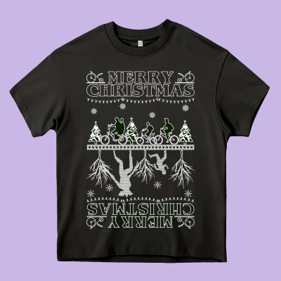 Merry Christmas Heavy Core Tee Designed By Bettercallsaul