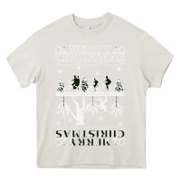 Cream Merry Christmas Heavy Core Tee - Bettercallsaul