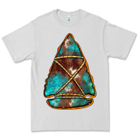 Dove Grey turquoise cowhide arrowhead Premium Tee - Jasminsmagicworld