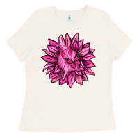 Breast Cancer Sunflower Ladies Tee | Teevron