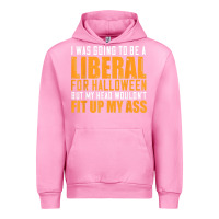 Fuchsia Pink i was going to be a liberal for halloween but my head Urban Hoodie - longCreatives