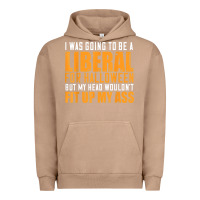 Pigment Burro i was going to be a liberal for halloween but my head Urban Hoodie - longCreatives