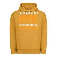 Pigment Peanut Butter i was going to be a liberal for halloween but my head Urban Hoodie - longCreatives