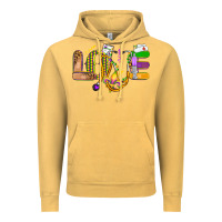 Vintage Mustard love nurse mardi gras Vintage Hoodie - OliviaCreatesArt