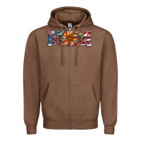 Chestnut mom with sunflower Zipper Hoodie - Artiststas