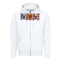 White mom with sunflower Zipper Hoodie - Artiststas