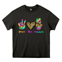 Asphalt peace love summer Heavy Core Tee - JahusDesignShop