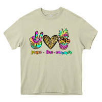 Mossy peace love summer Heavy Core Tee - JahusDesignShop