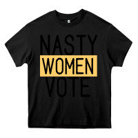 Black Nasty Women Vote Heavy Core Tee - Bettercallsaul
