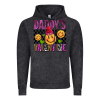 Vintage Black daddys valentine olivia Vintage Hoodie - OliviaCreatesArt