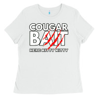 White cougar bait funny halloween costume older woman younger man Ladies Tee - longCreatives